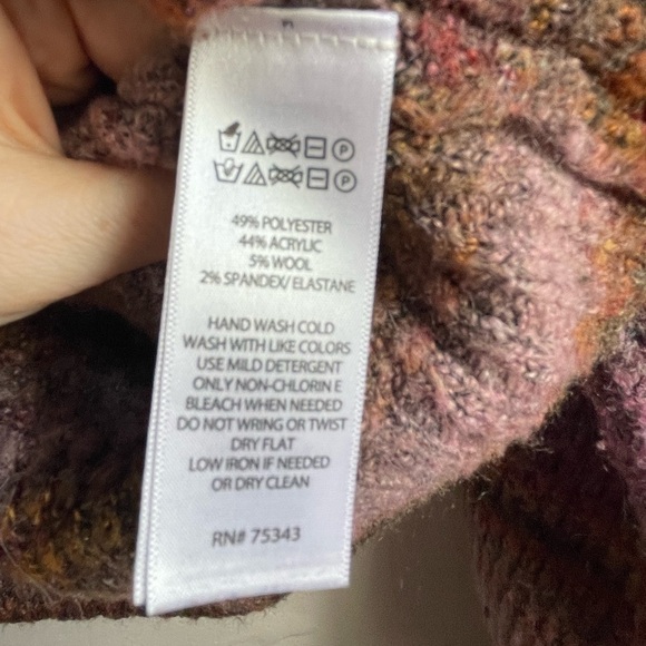 Christian Siriano New York Marled Cardigan Light Weight Sweater Women's XL - Picture 5 of 7